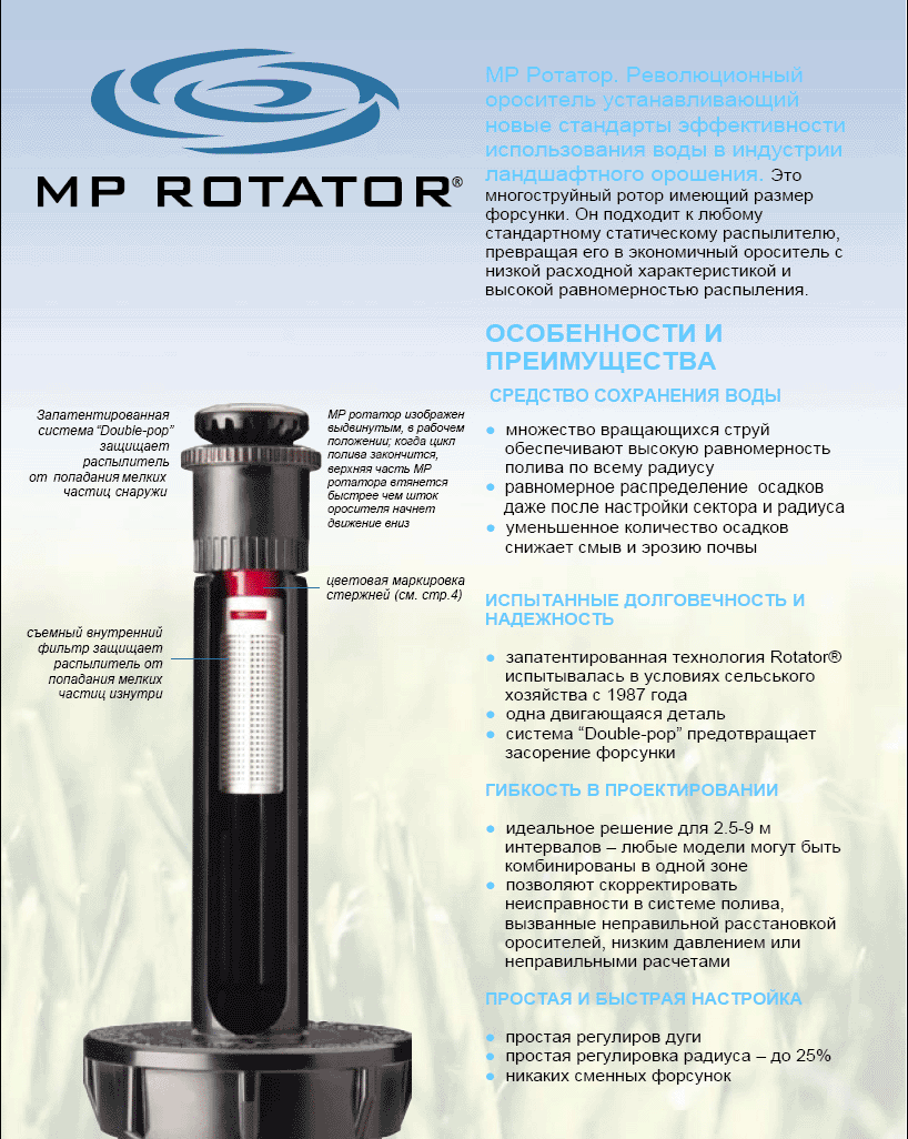 MP Rotator, ��������